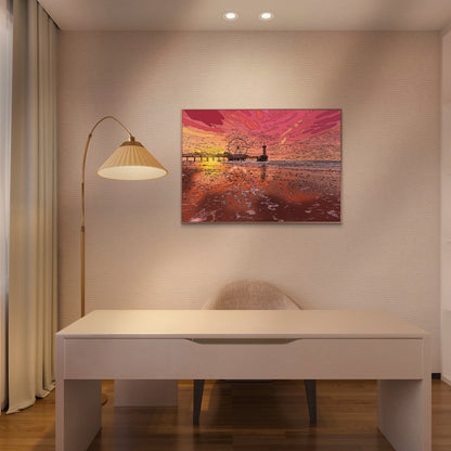 Poster print ‘Scheveningen Sunset’