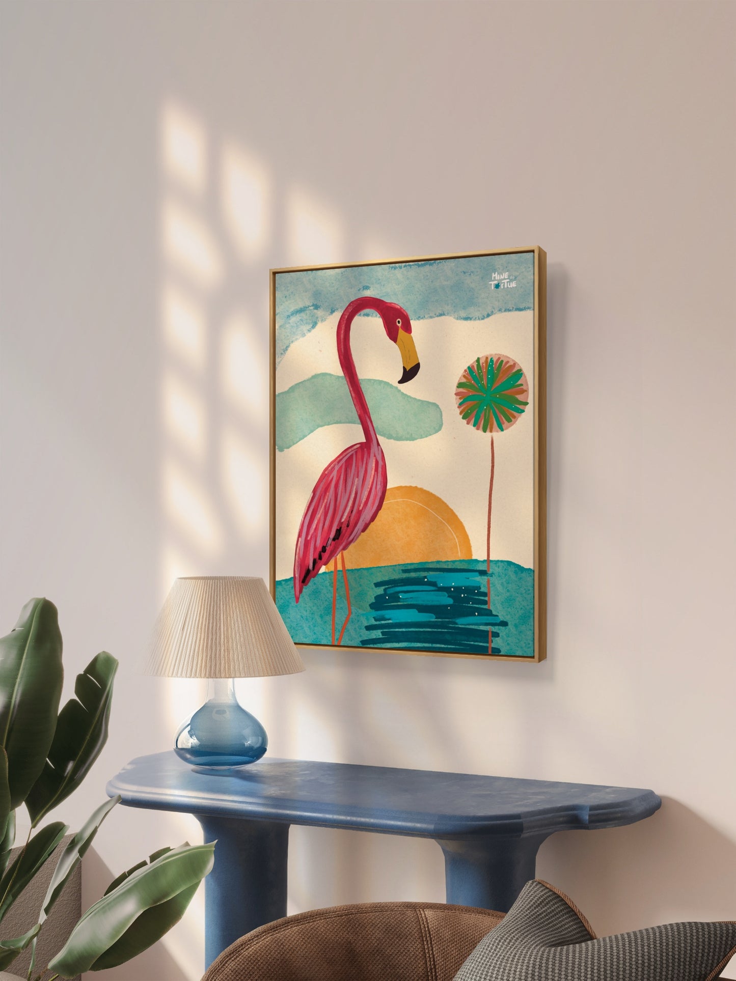 Poster 'Flamingo'