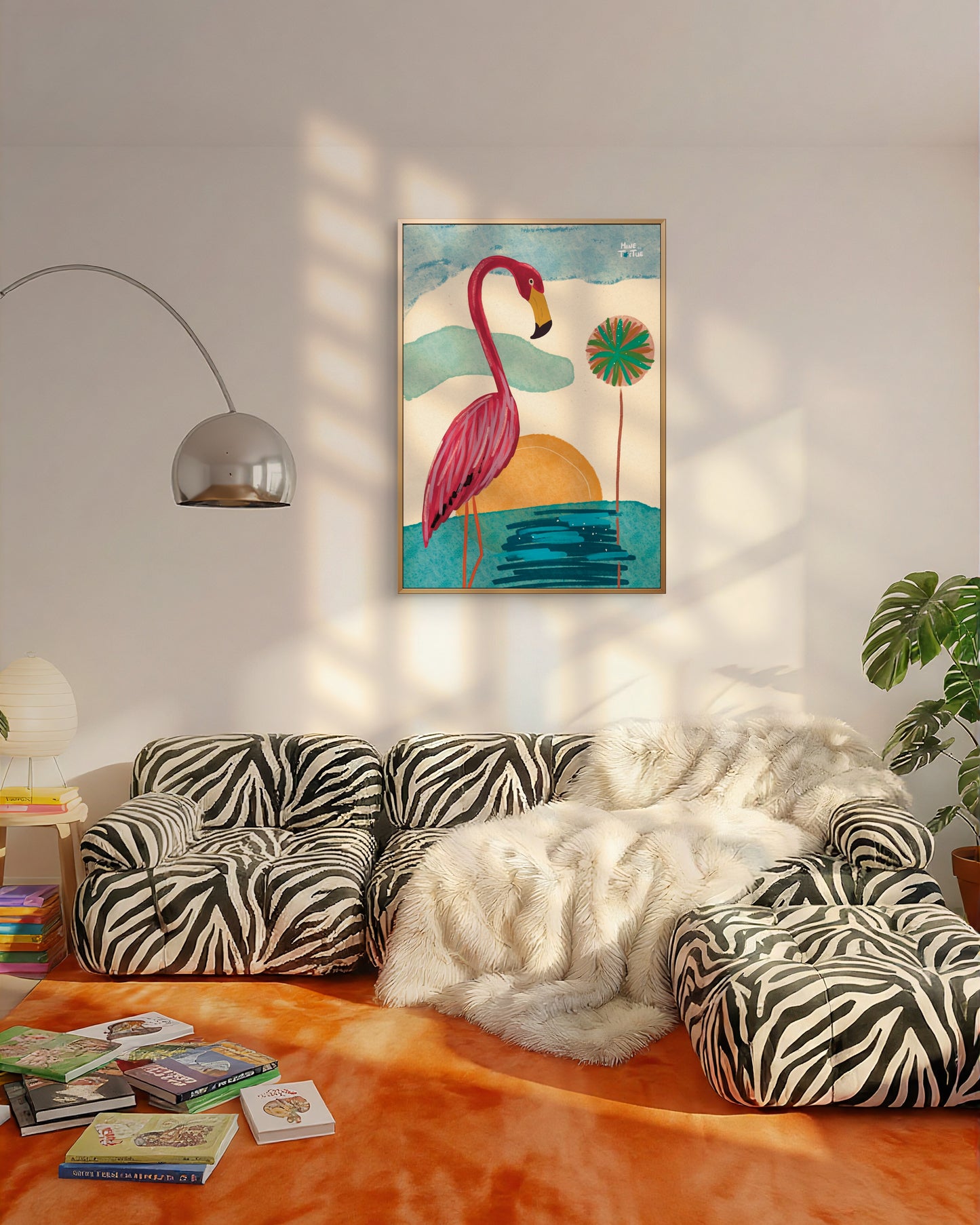 Poster 'Flamingo'