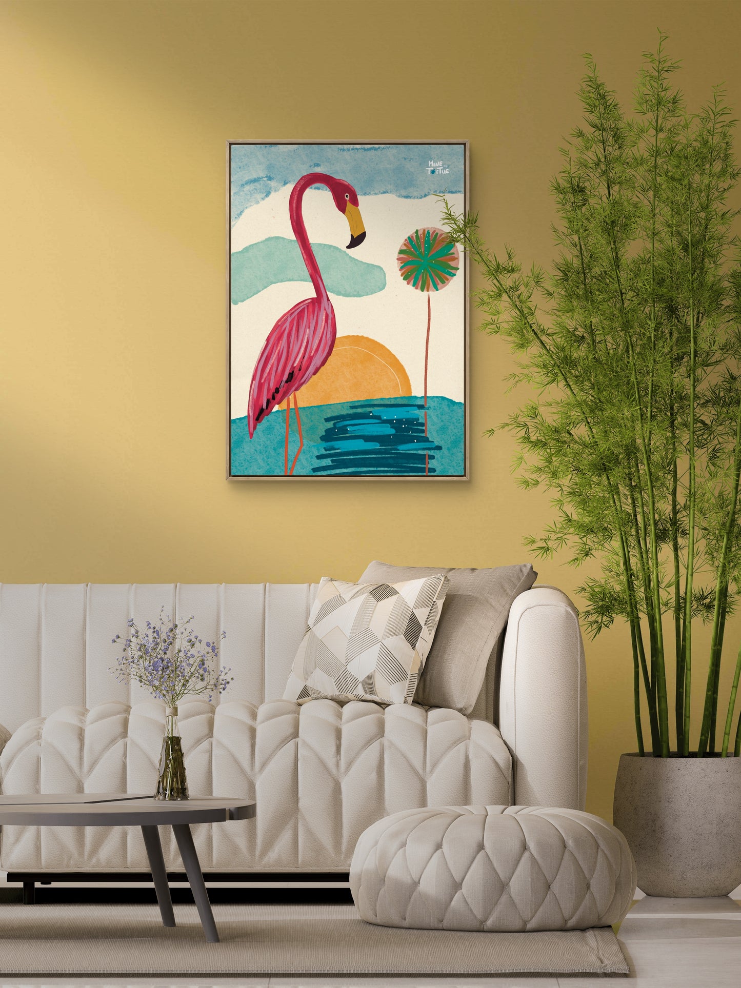 Poster 'Flamingo'