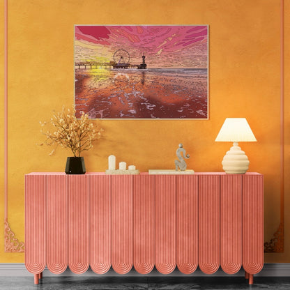 Poster print ‘Scheveningen Sunset’