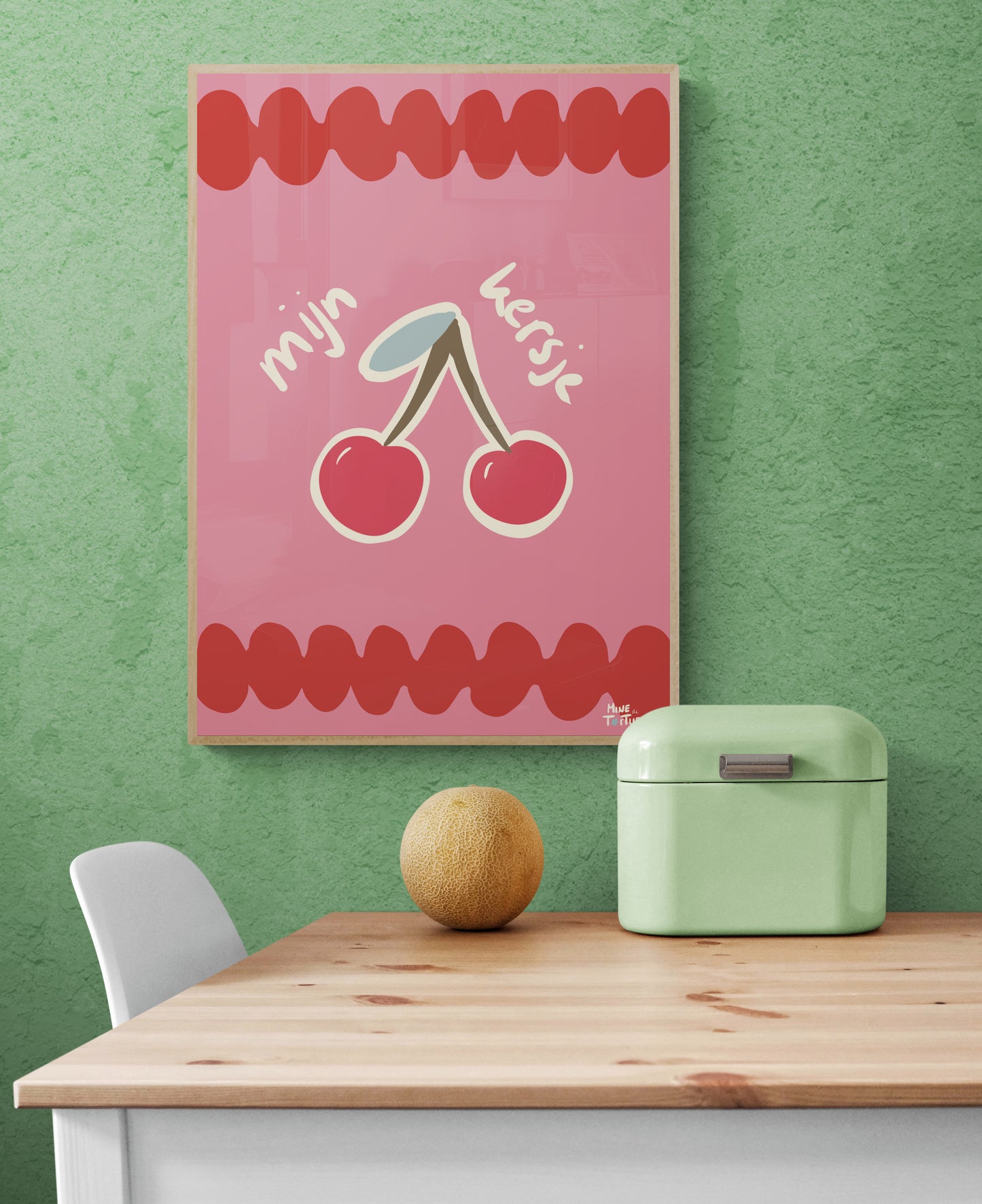 Poster 'Mijn kersje'