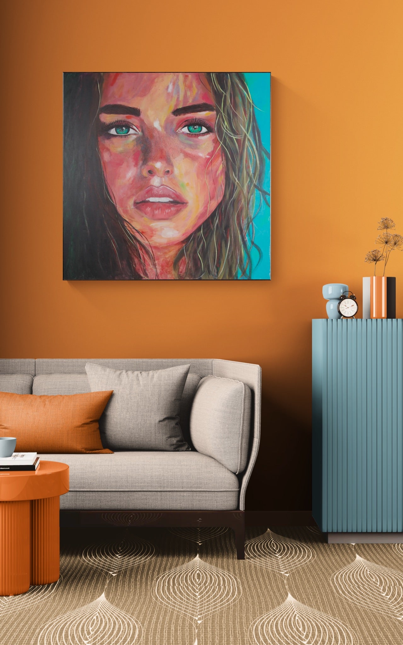 Original ‘I am here' (100x100cm)