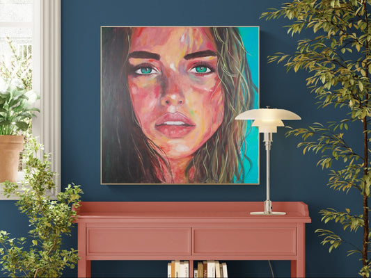 Original ‘I am here' (100x100cm)