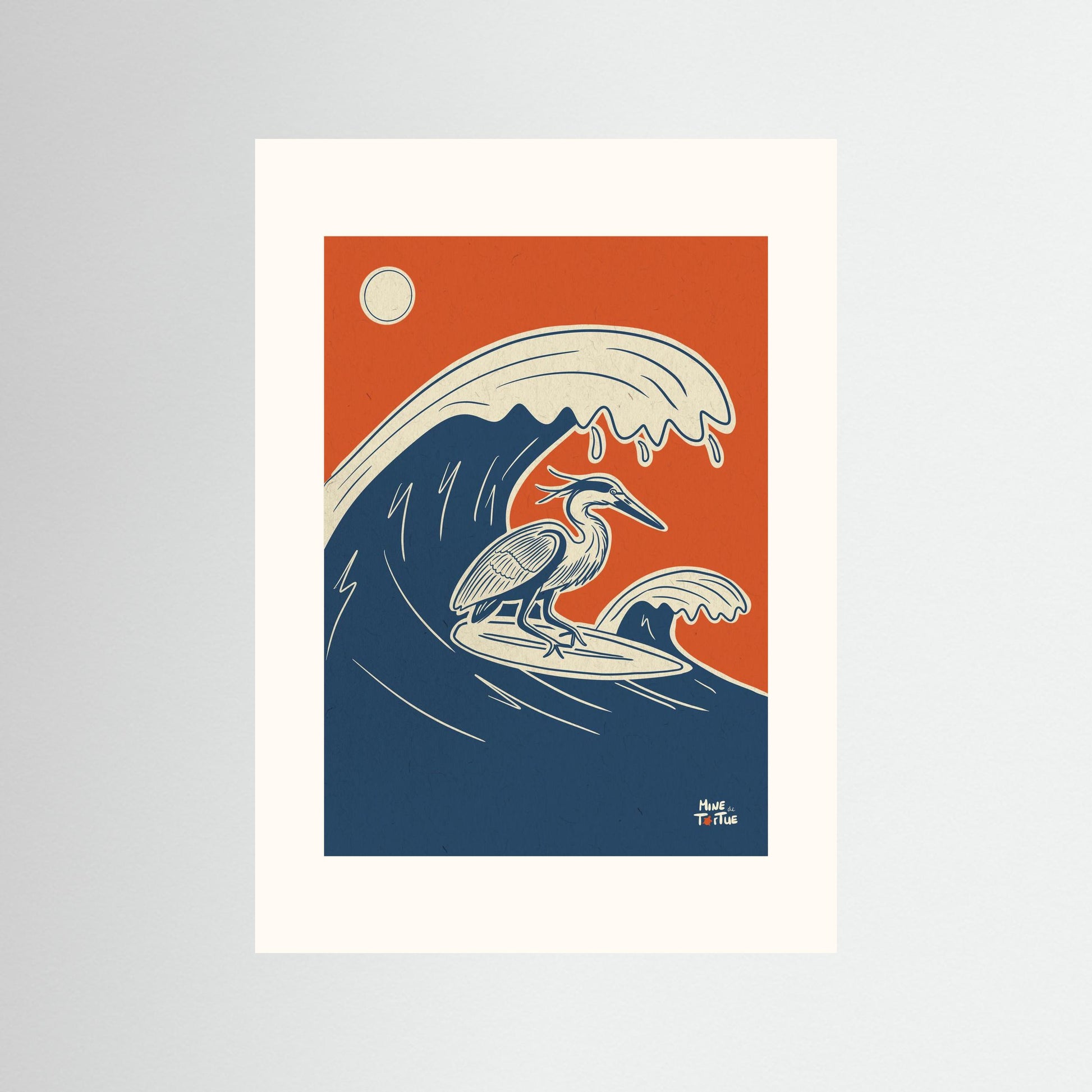 Poster Print ‘Catching Waves’