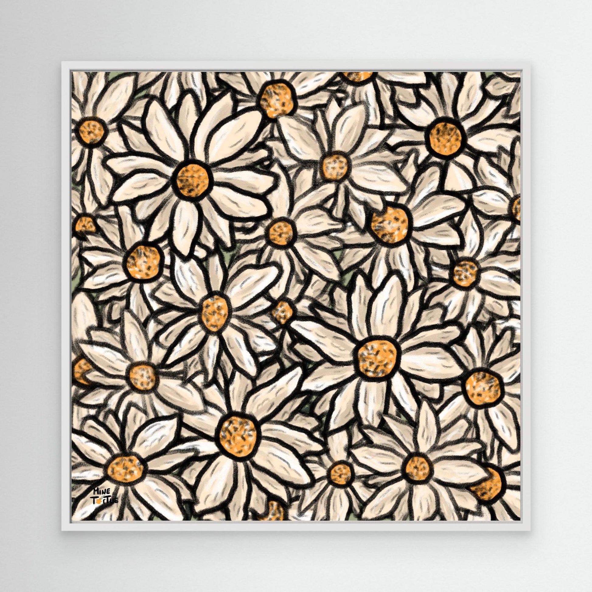 Canvas print ‘Daisies’