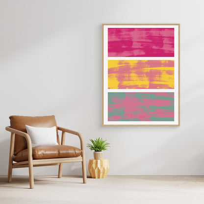 Canvas print ‘Pink over everything’