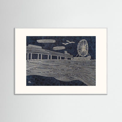 Poster print ‘Scheveningen by Night’