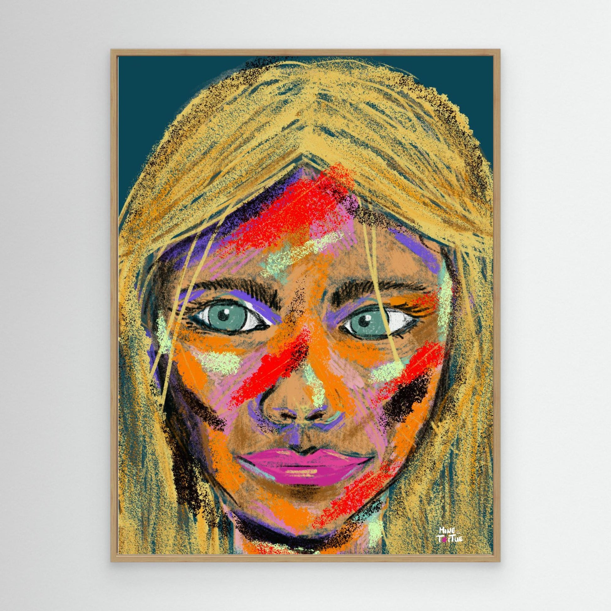 Canvas print ‘Colourful Portrait’