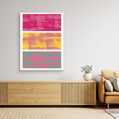 Canvas print ‘Pink over everything’