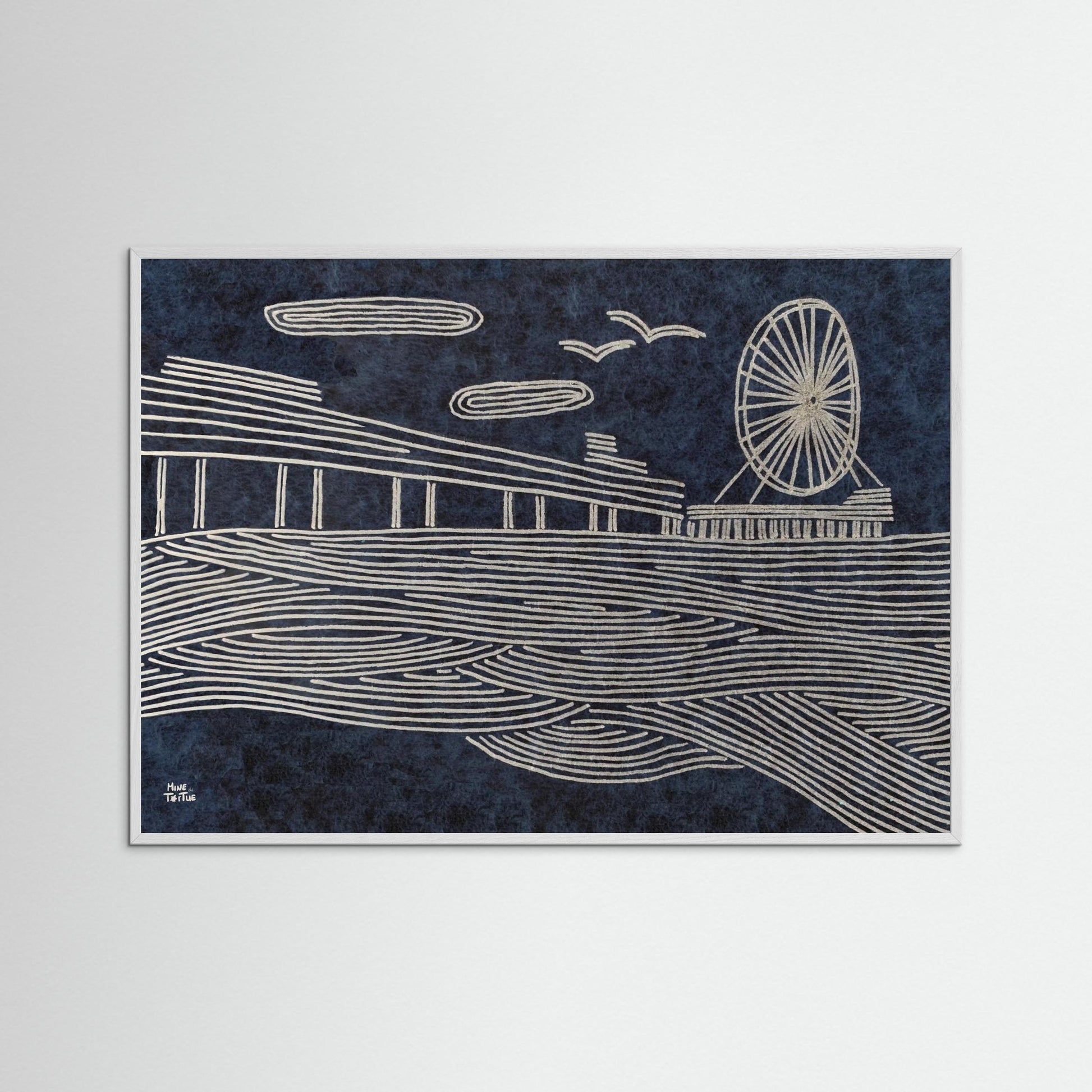 Poster print ‘Scheveningen by Night’