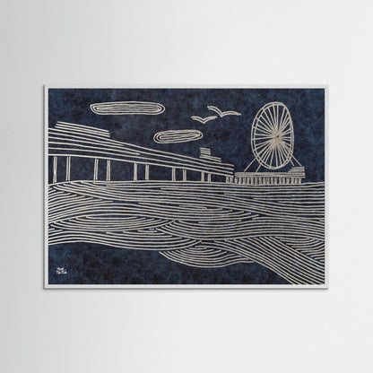 Poster print ‘Scheveningen by Night’