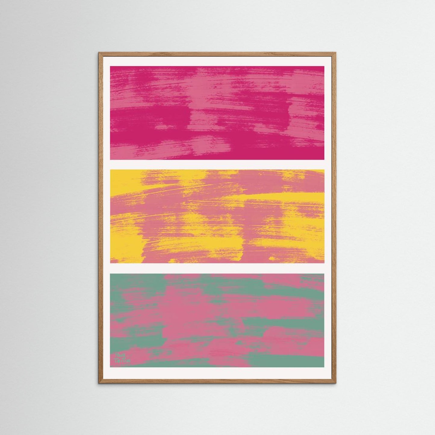Poster ‘Pink blending in’ 