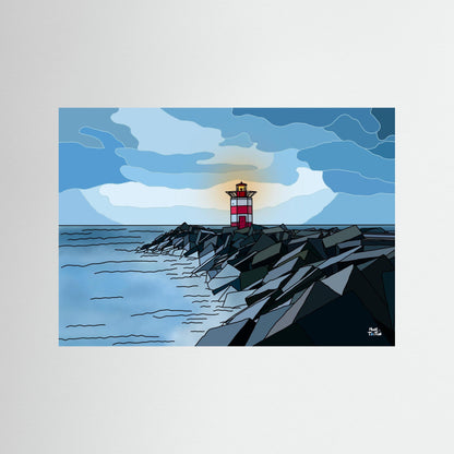 Poster Print ‘Scheveningen Harbour’