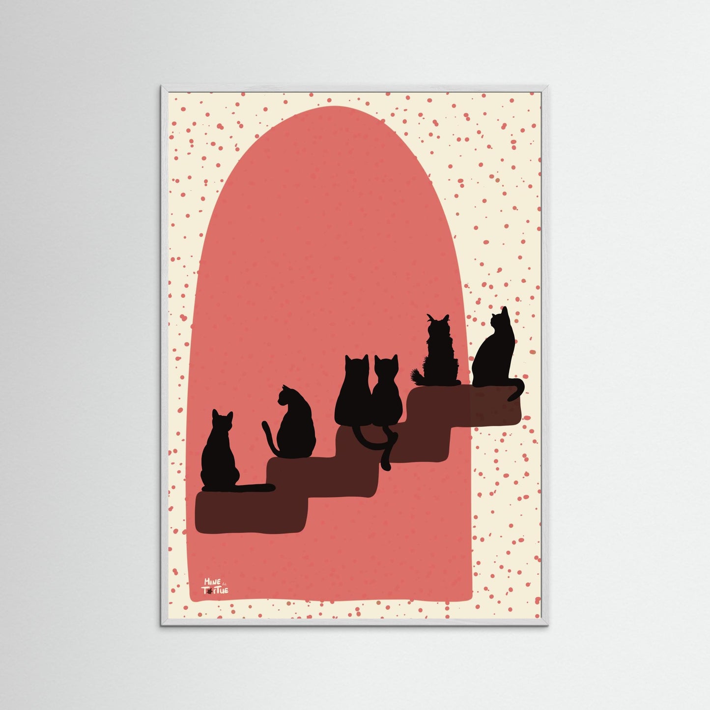 Poster print ‘Waiting’ 
