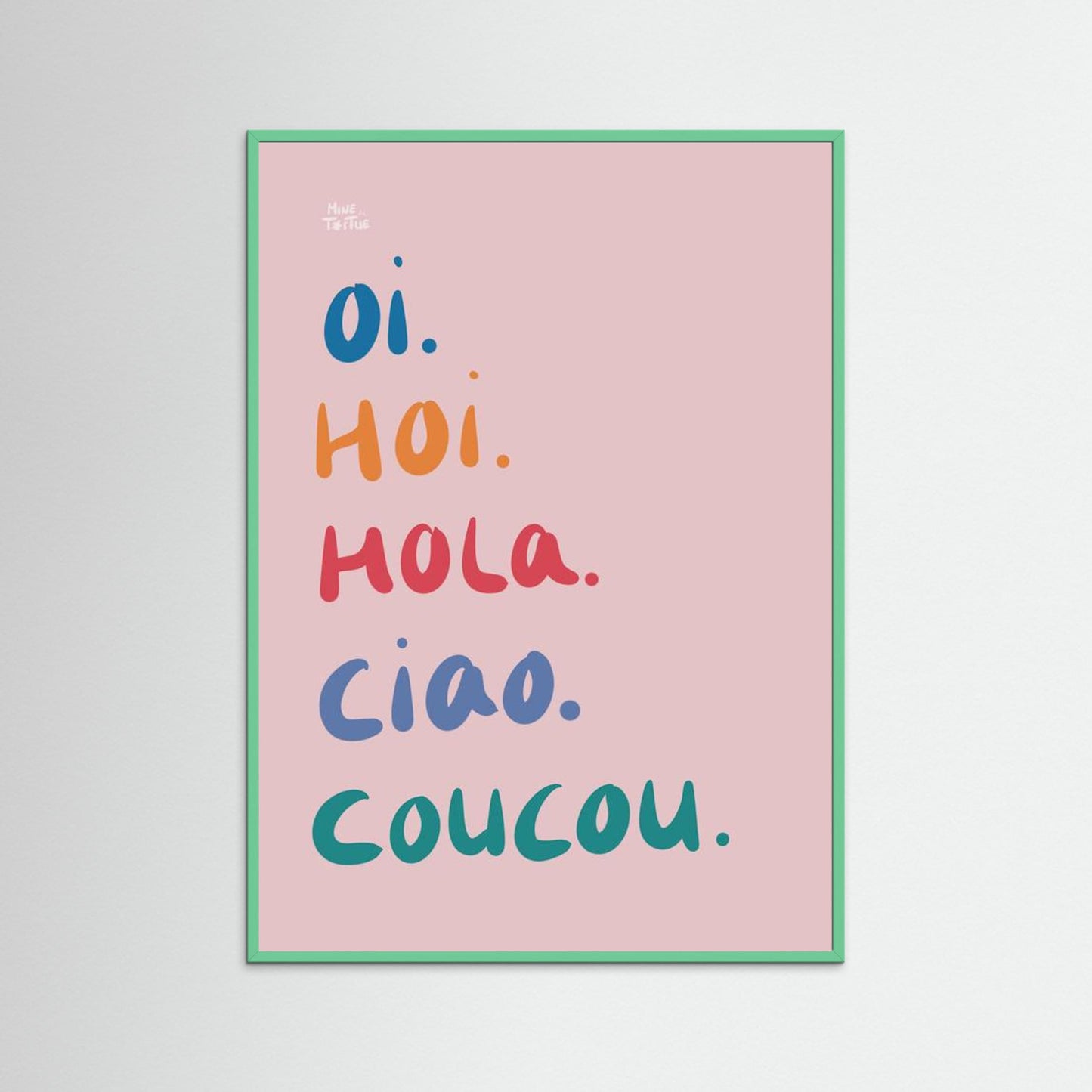 Poster print ‘Hi’