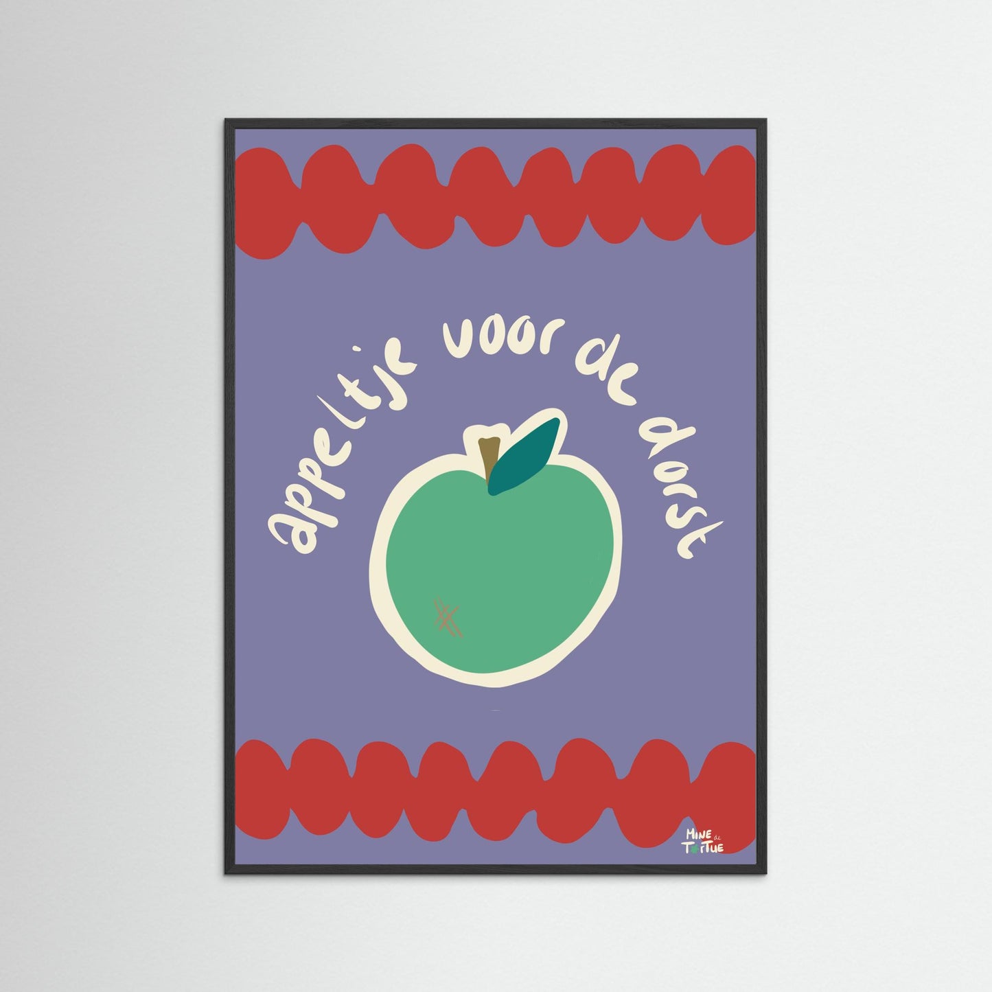 Poster print ‘Appeltje voor de dorst’