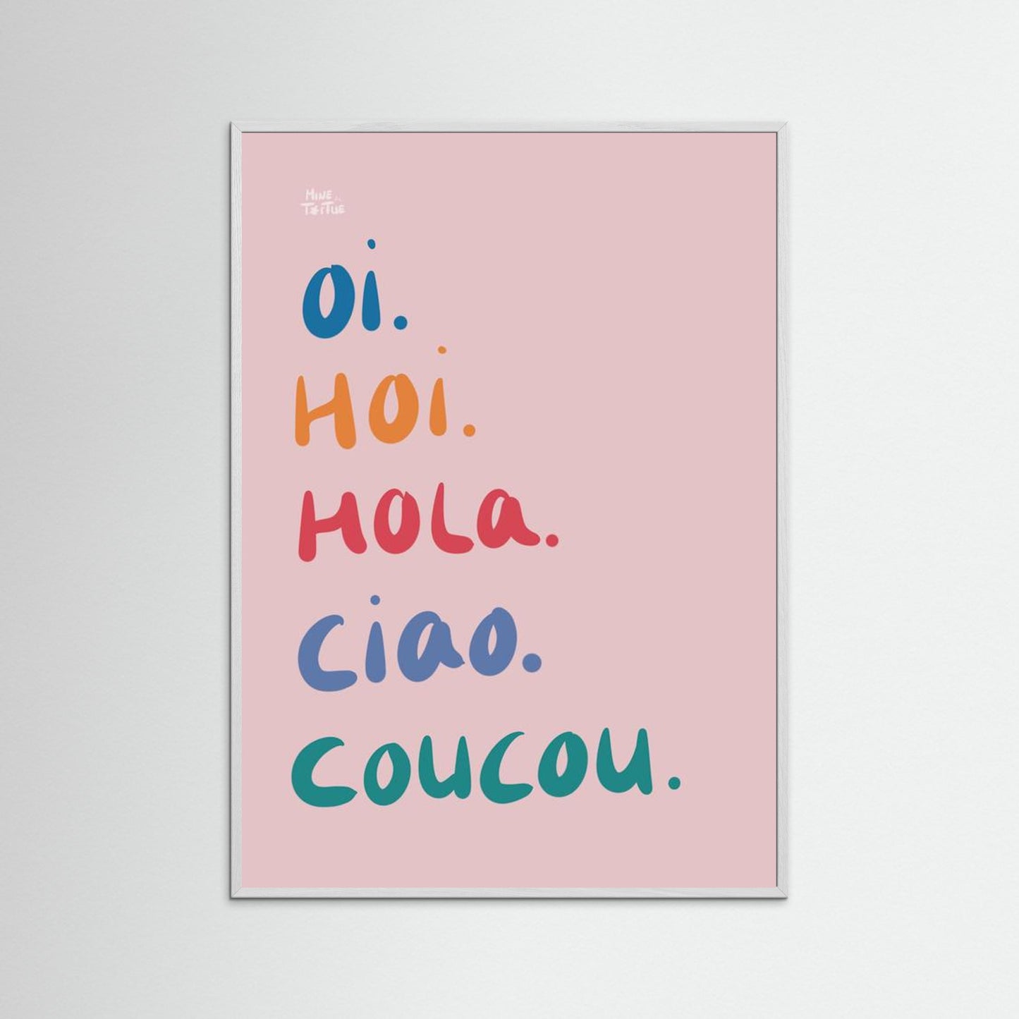 Poster print ‘Hi’