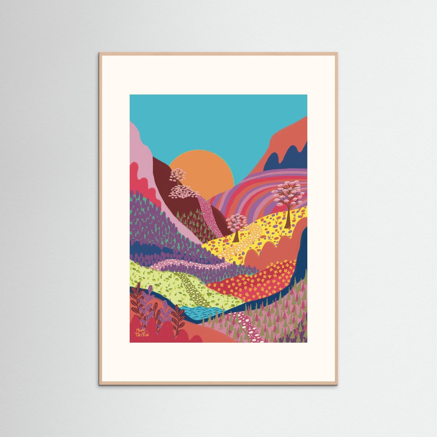 Poster ‘Colourful Mountains’
