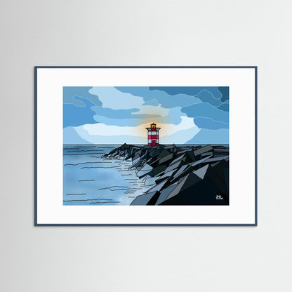Poster Print ‘Scheveningen Harbour’