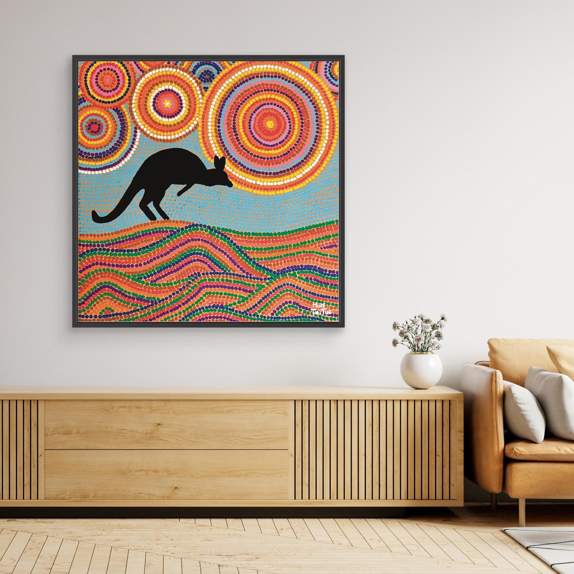 Canvas print ‘Kangaroo’ 