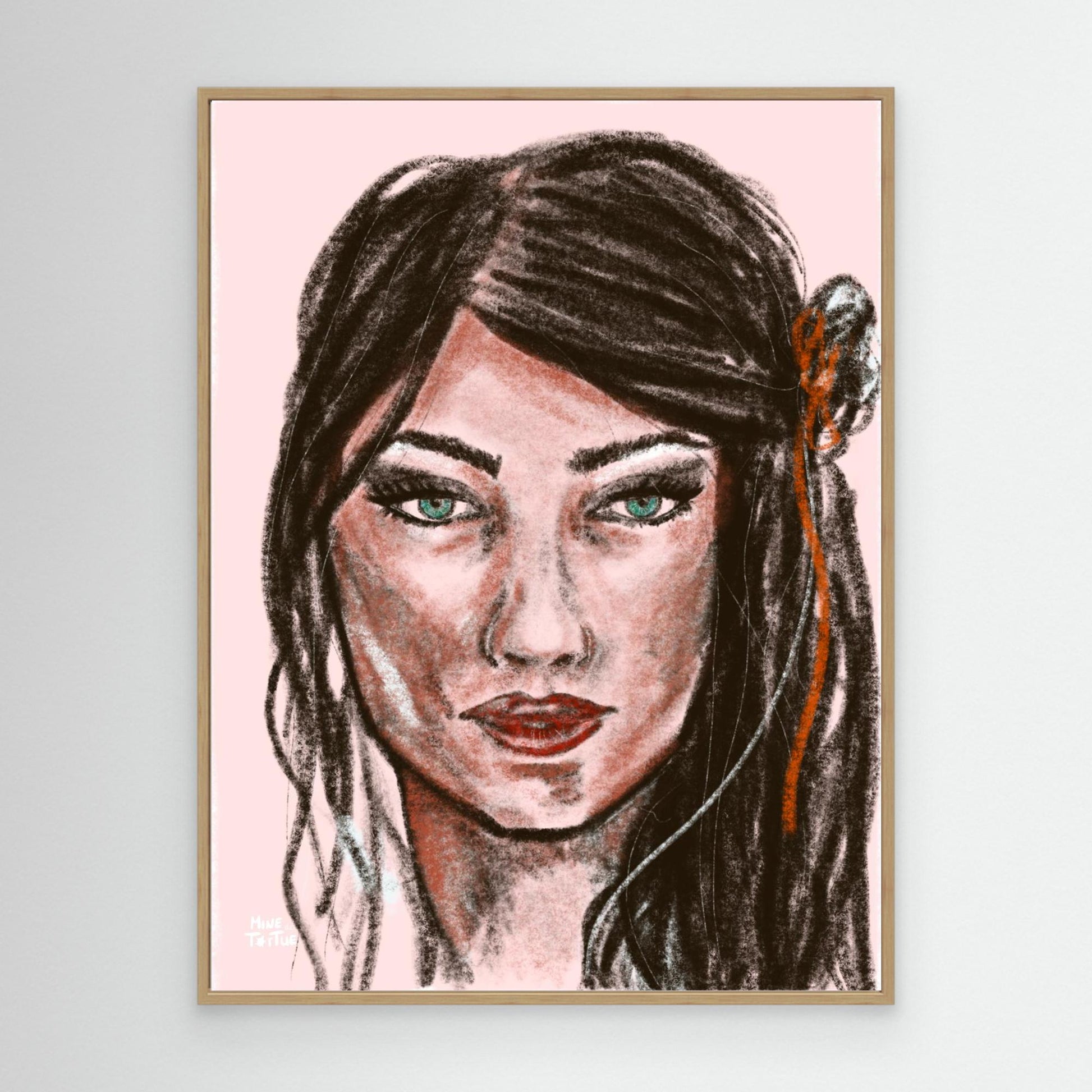 Canvas print ‘Green Eyes’