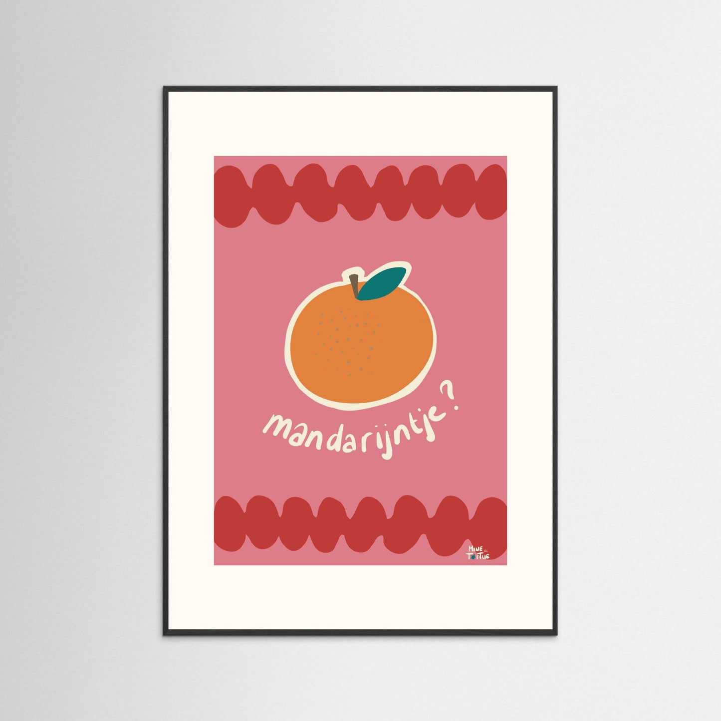 Poster print ‘Mandarijntje?’