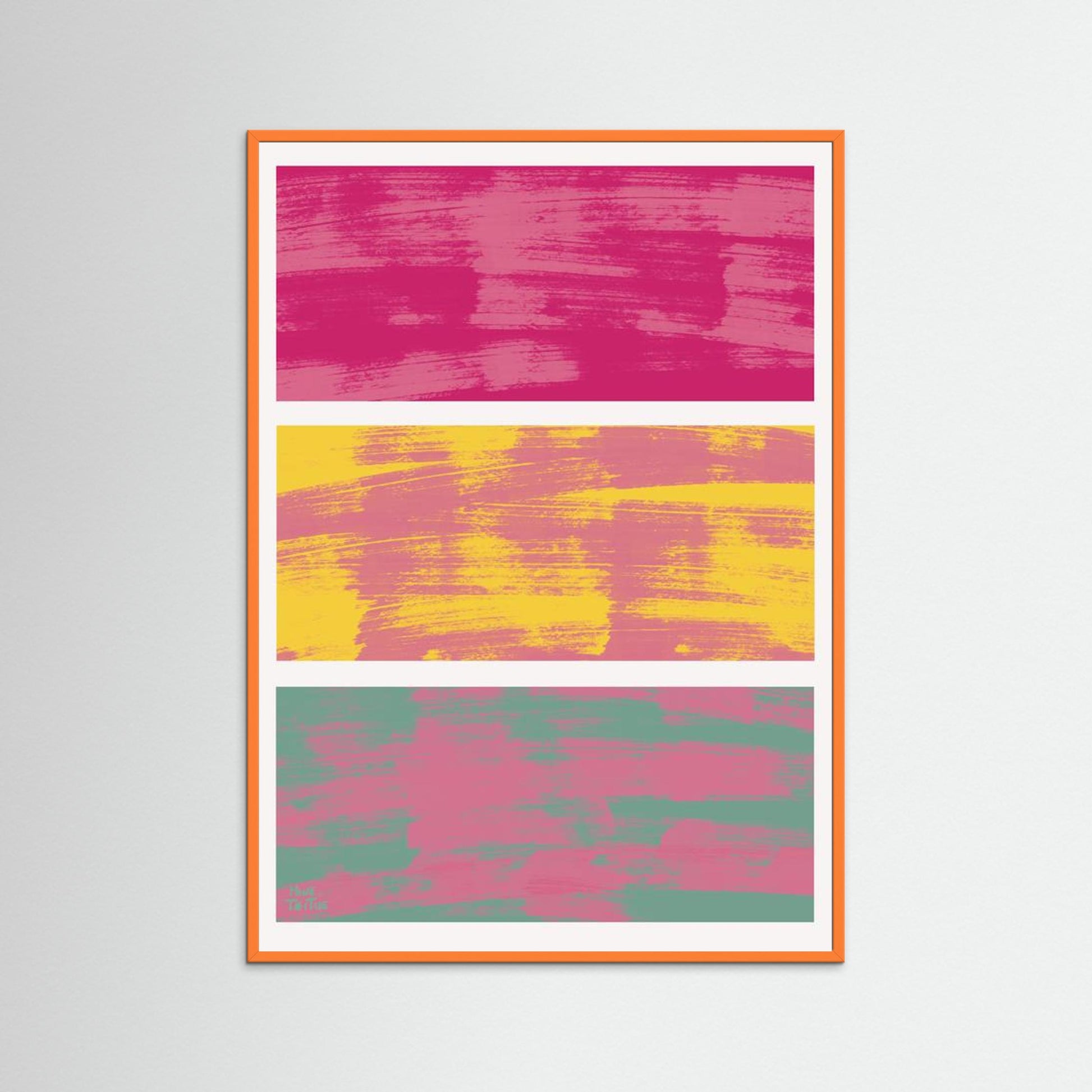 Poster ‘Pink blending in’ 