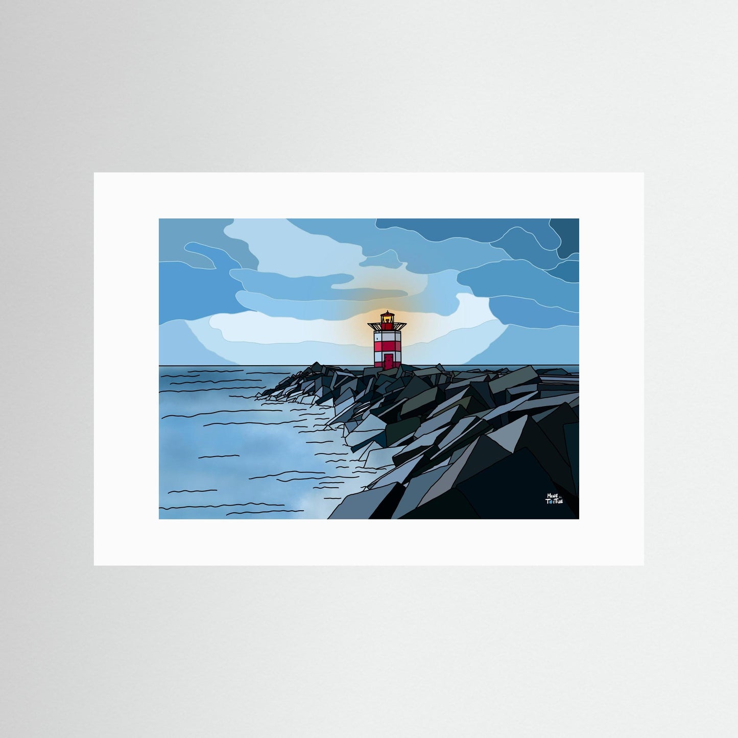Poster Print ‘Scheveningen Harbour’