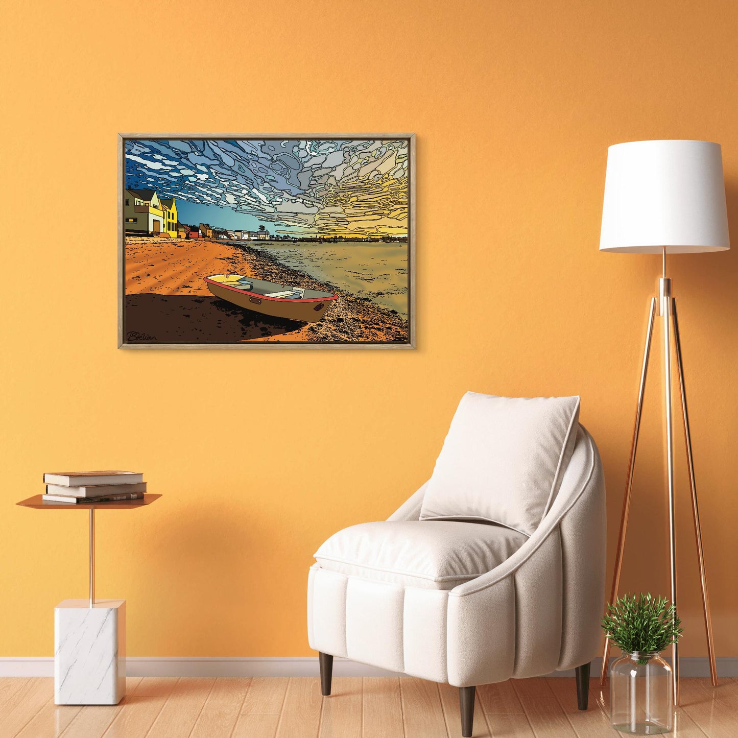 Poster print ‘Île Tudy, France’