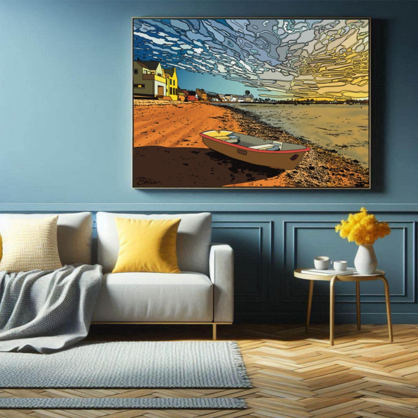 Poster print ‘Île Tudy, France’