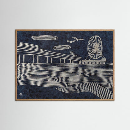 Poster print ‘Scheveningen by Night’