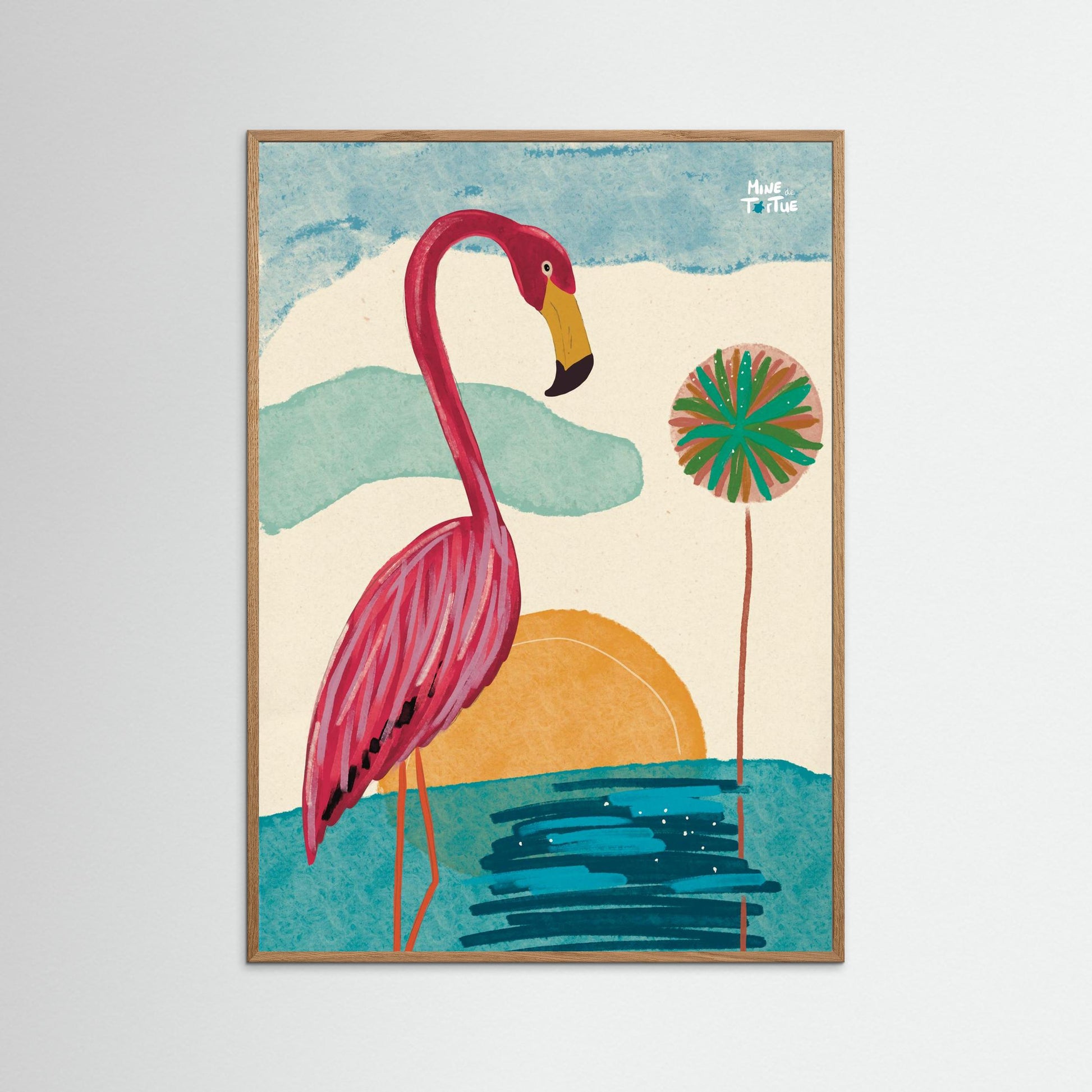 Poster Print ‘Flamingo’