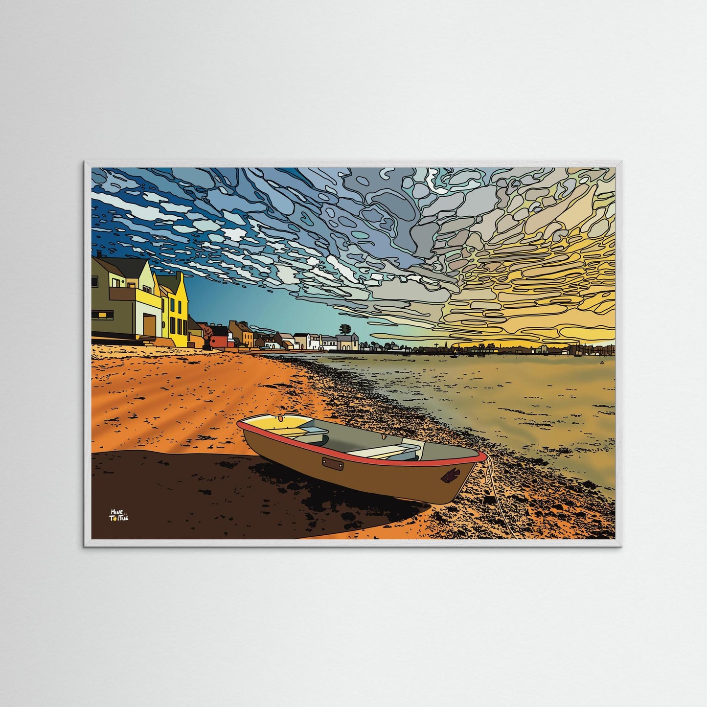 Poster print ‘Île Tudy, France’