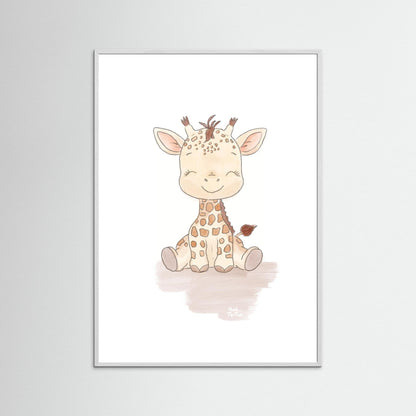 Poster print ‘Baby Giraffe’