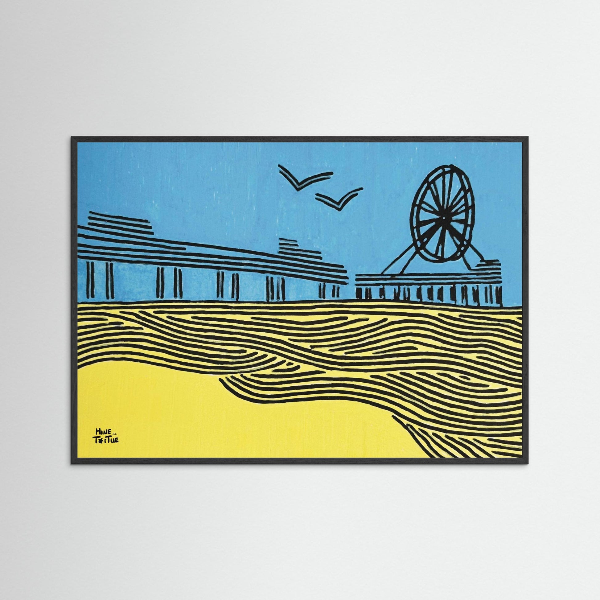 Poster print ‘Scheveningen in Lines’ 