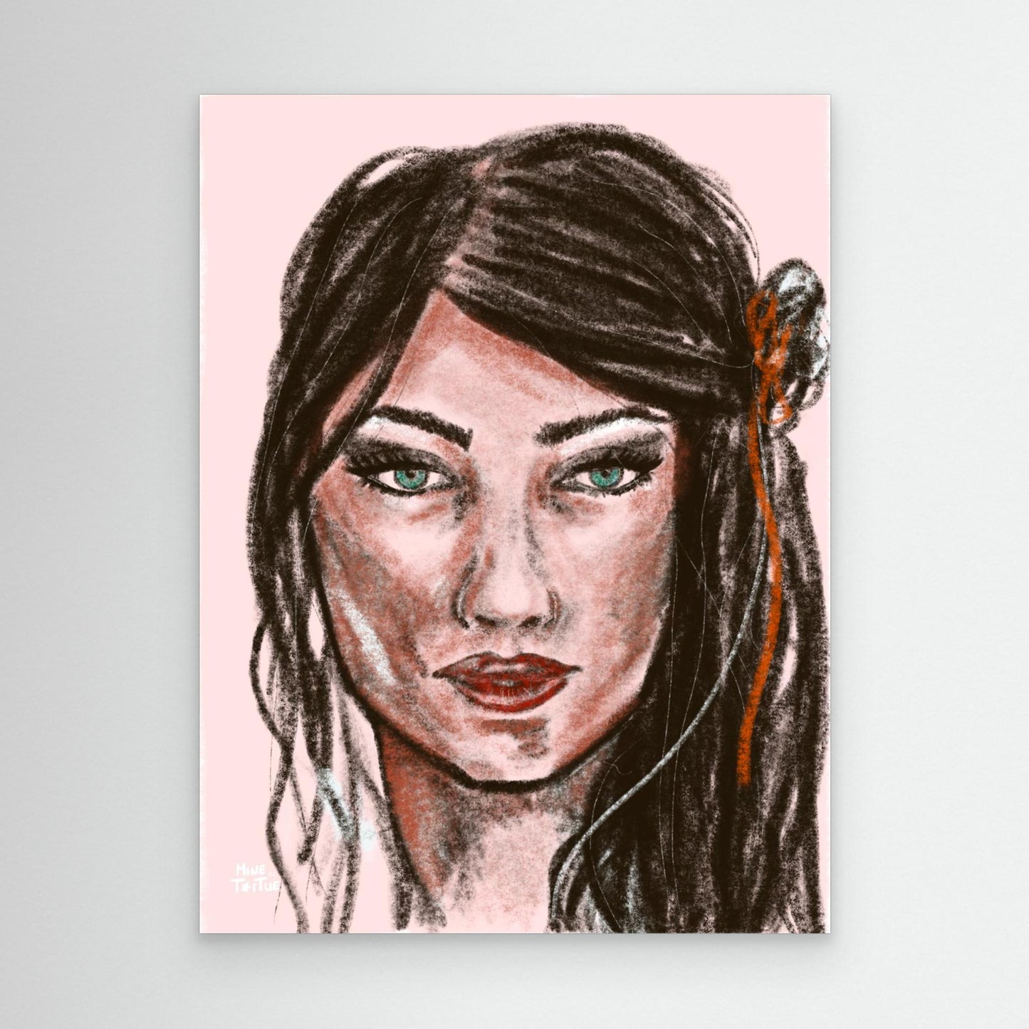 Canvas print ‘Green Eyes’