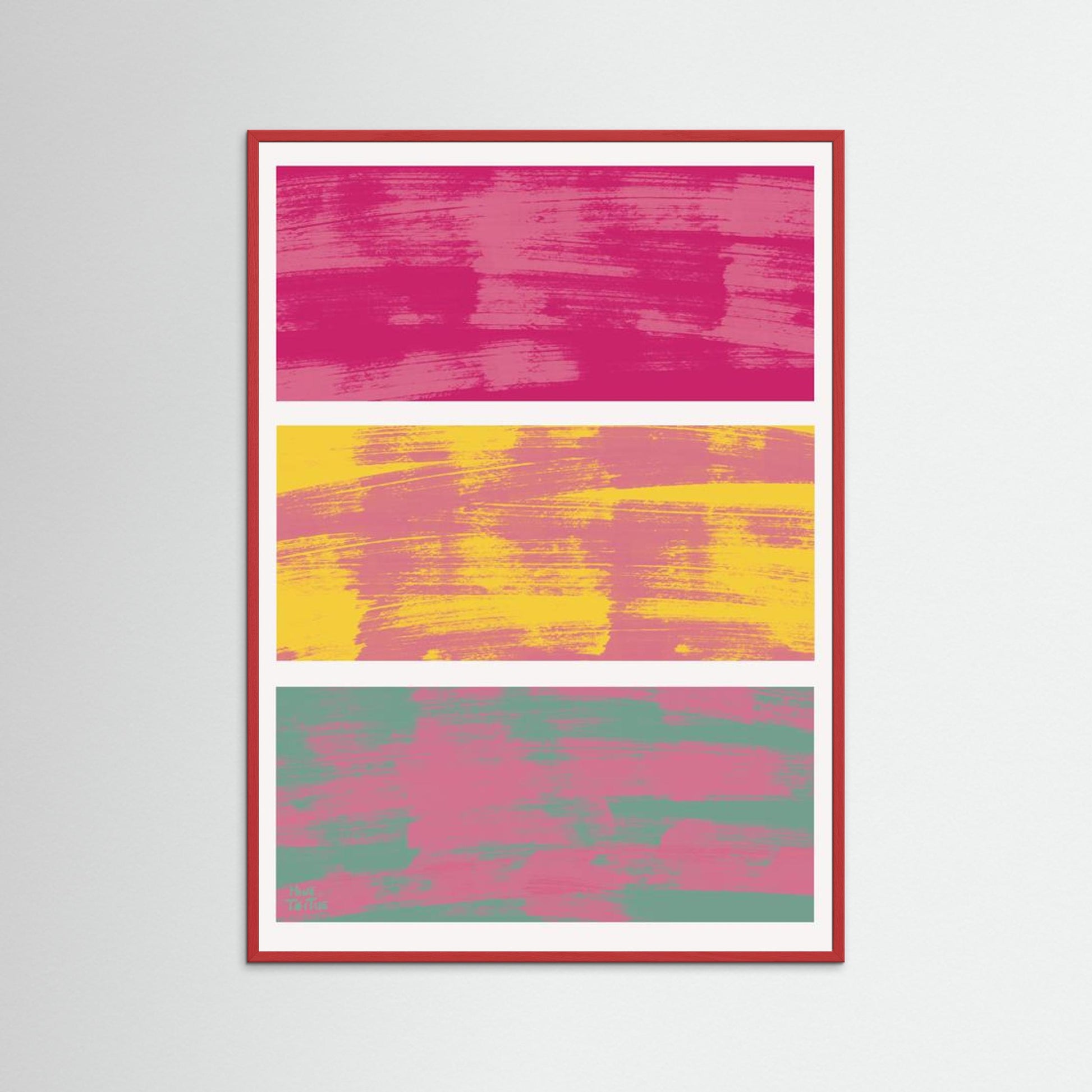 Poster ‘Pink blending in’ 