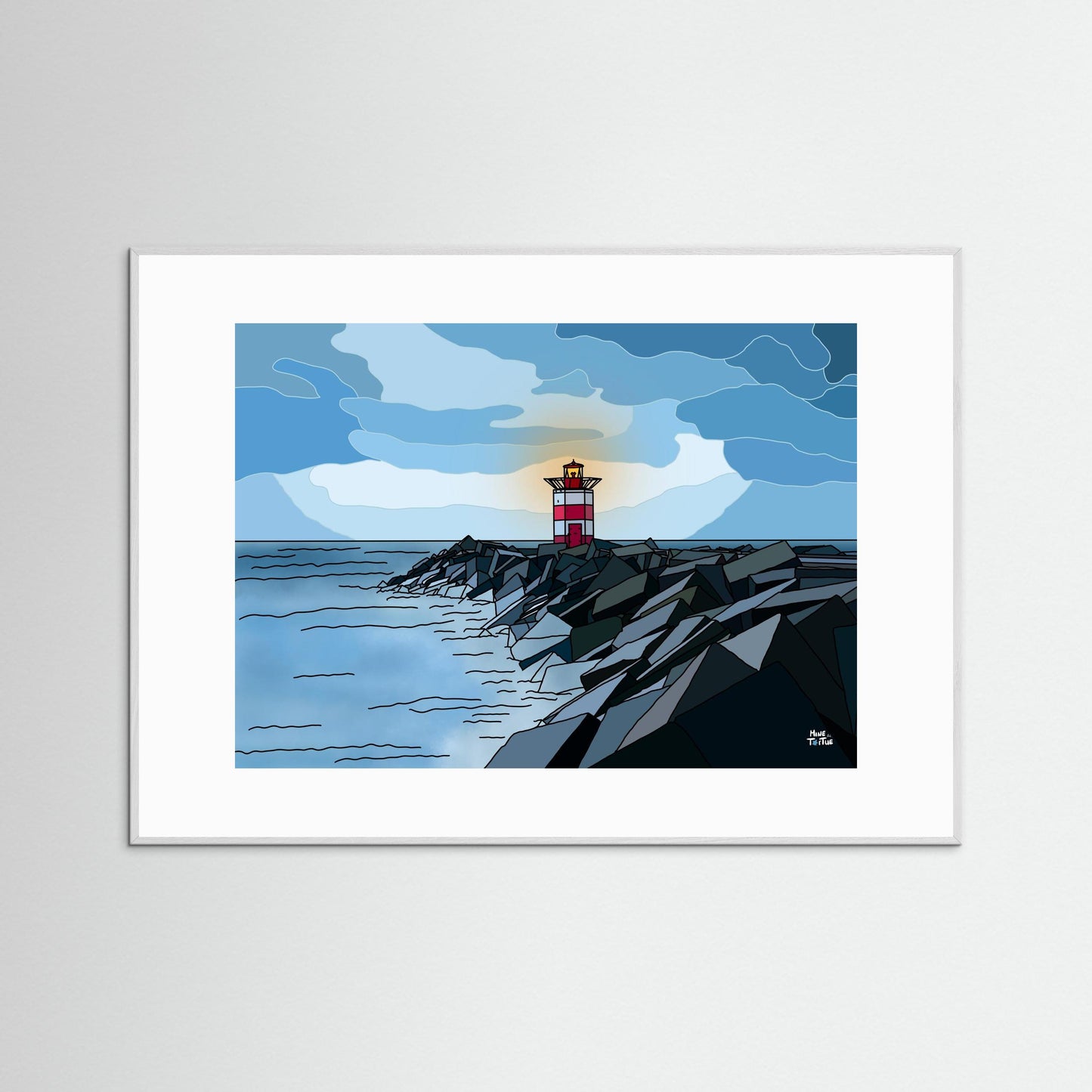 Poster Print ‘Scheveningen Harbour’