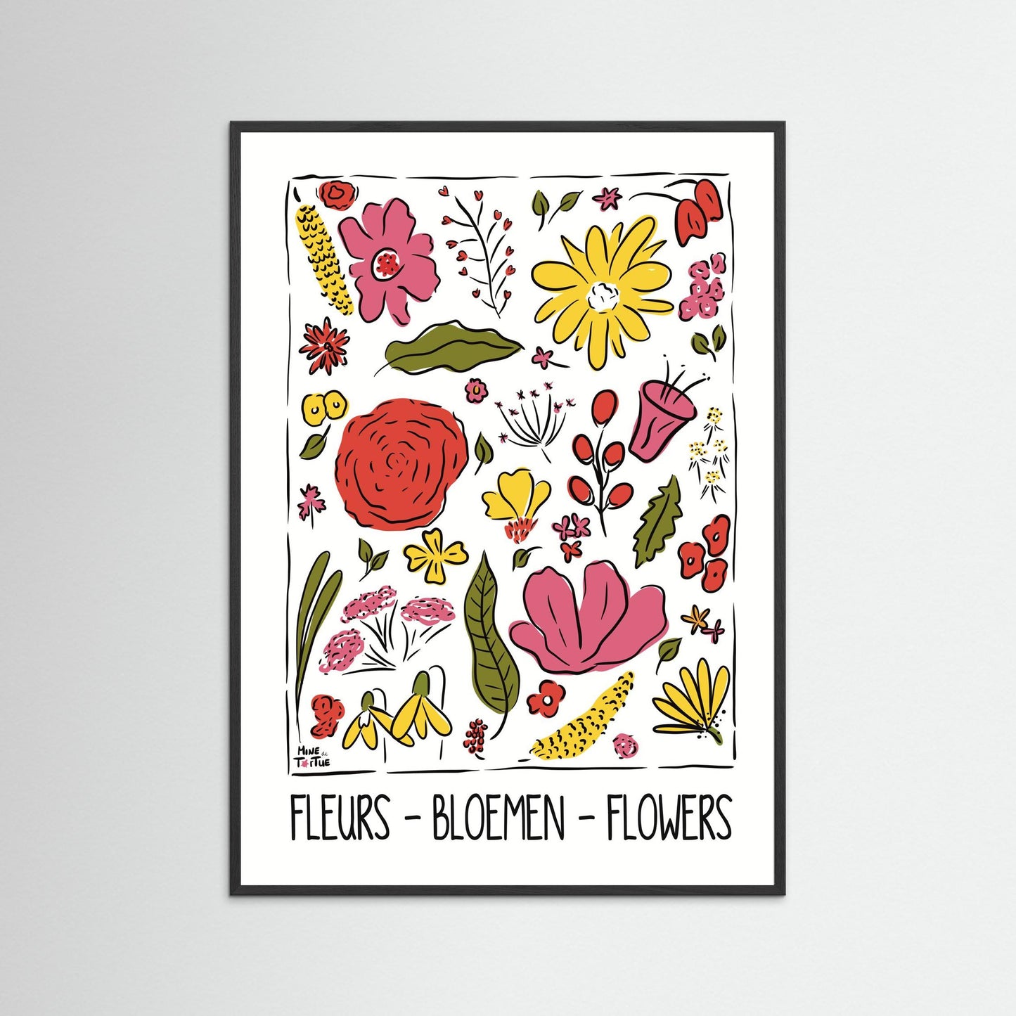 Poster ‘Fleurs’