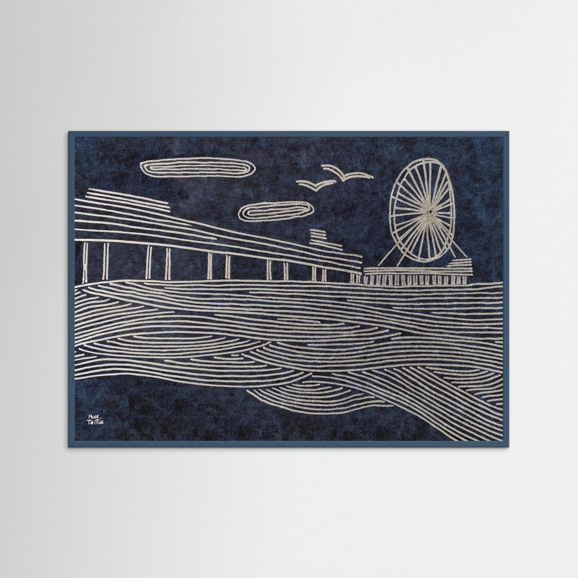 Poster print ‘Scheveningen by Night’