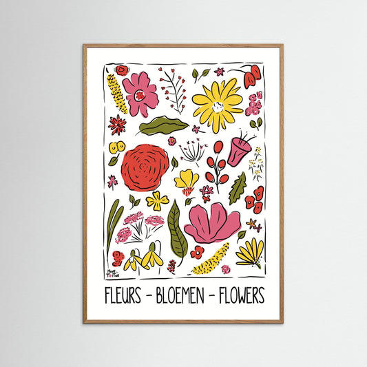 Poster ‘Fleurs’