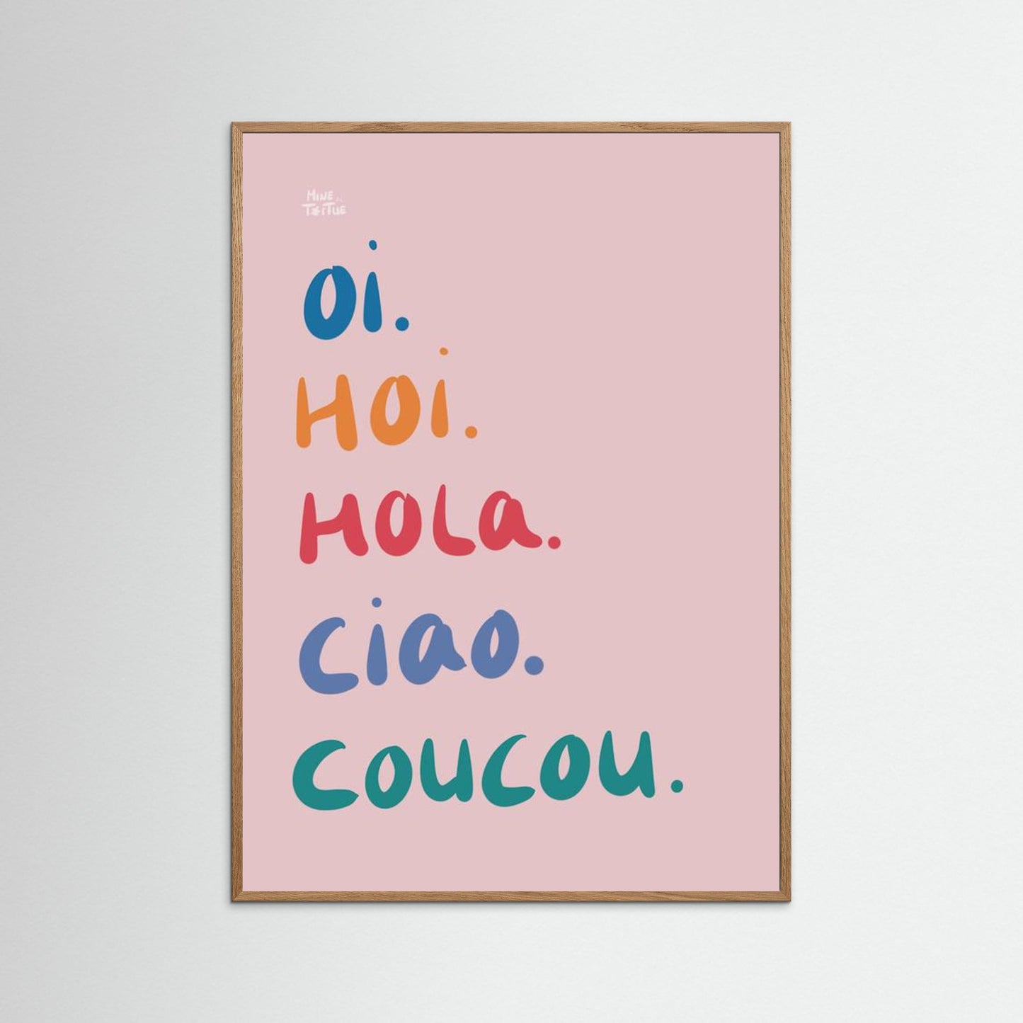 Poster print ‘Hi’