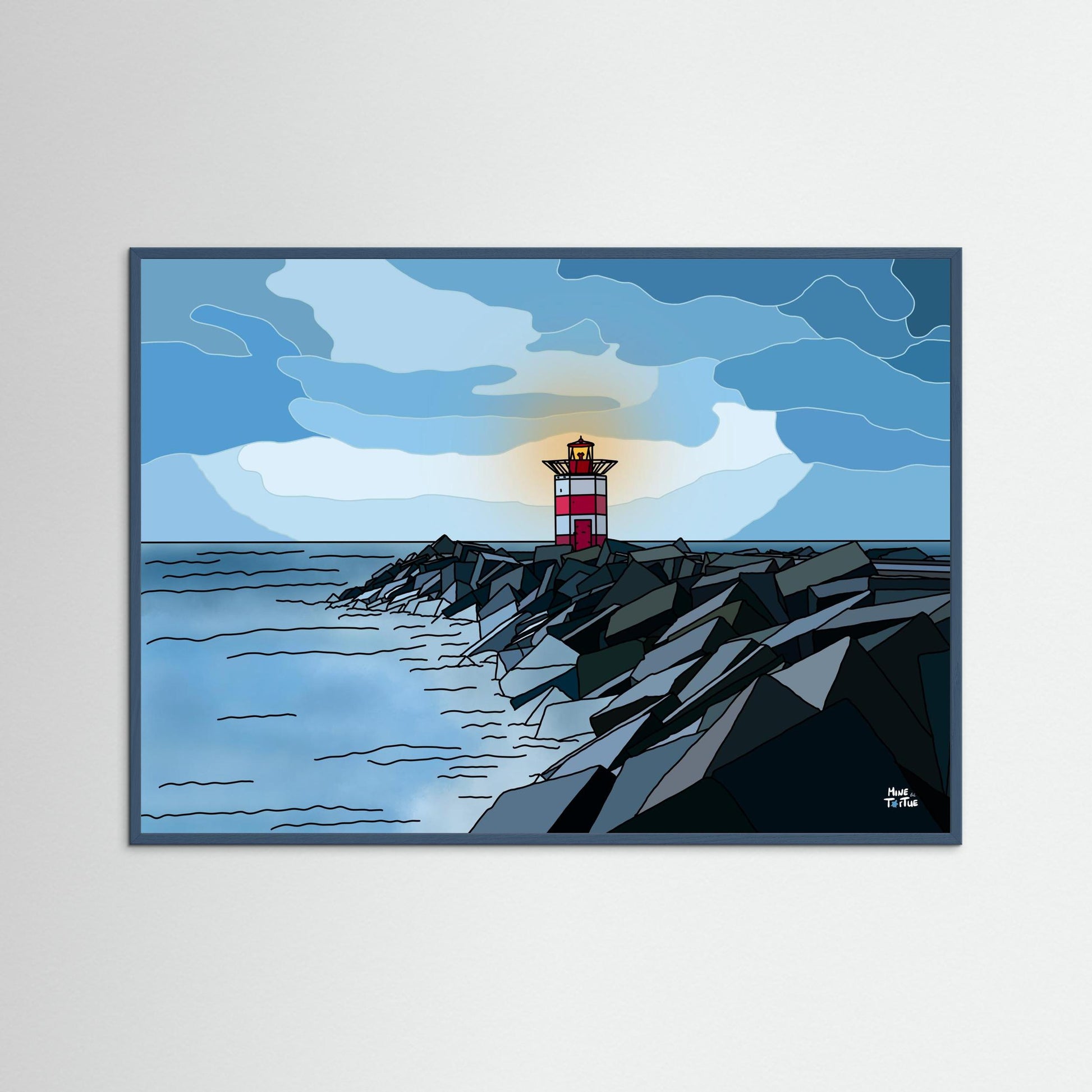 Poster Print ‘Scheveningen Harbour’