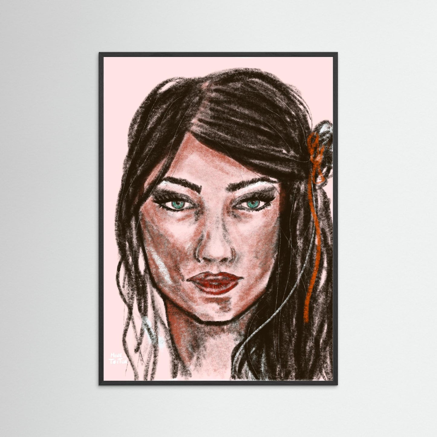 Poster print ‘Green Eyes’ 