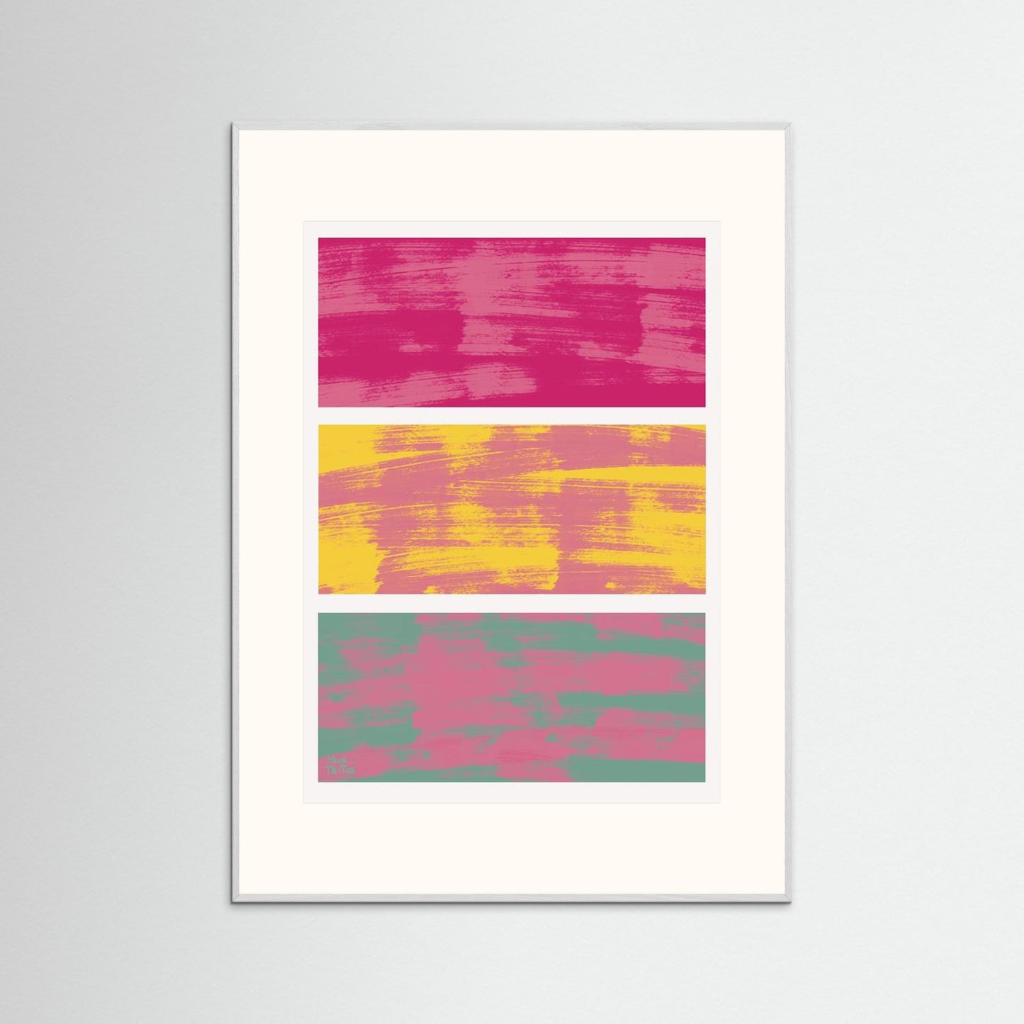 Poster ‘Pink blending in’ 