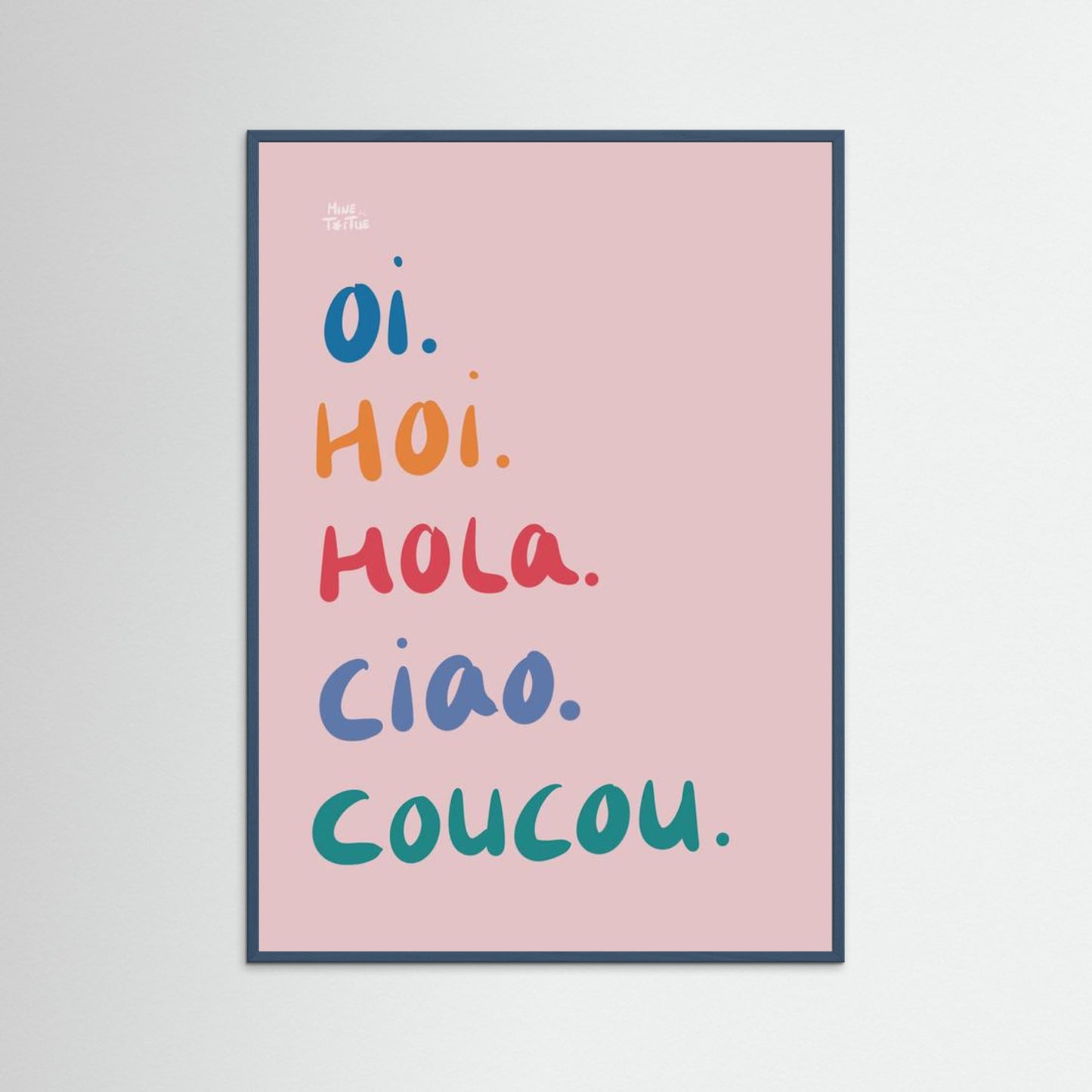 Poster print ‘Hi’