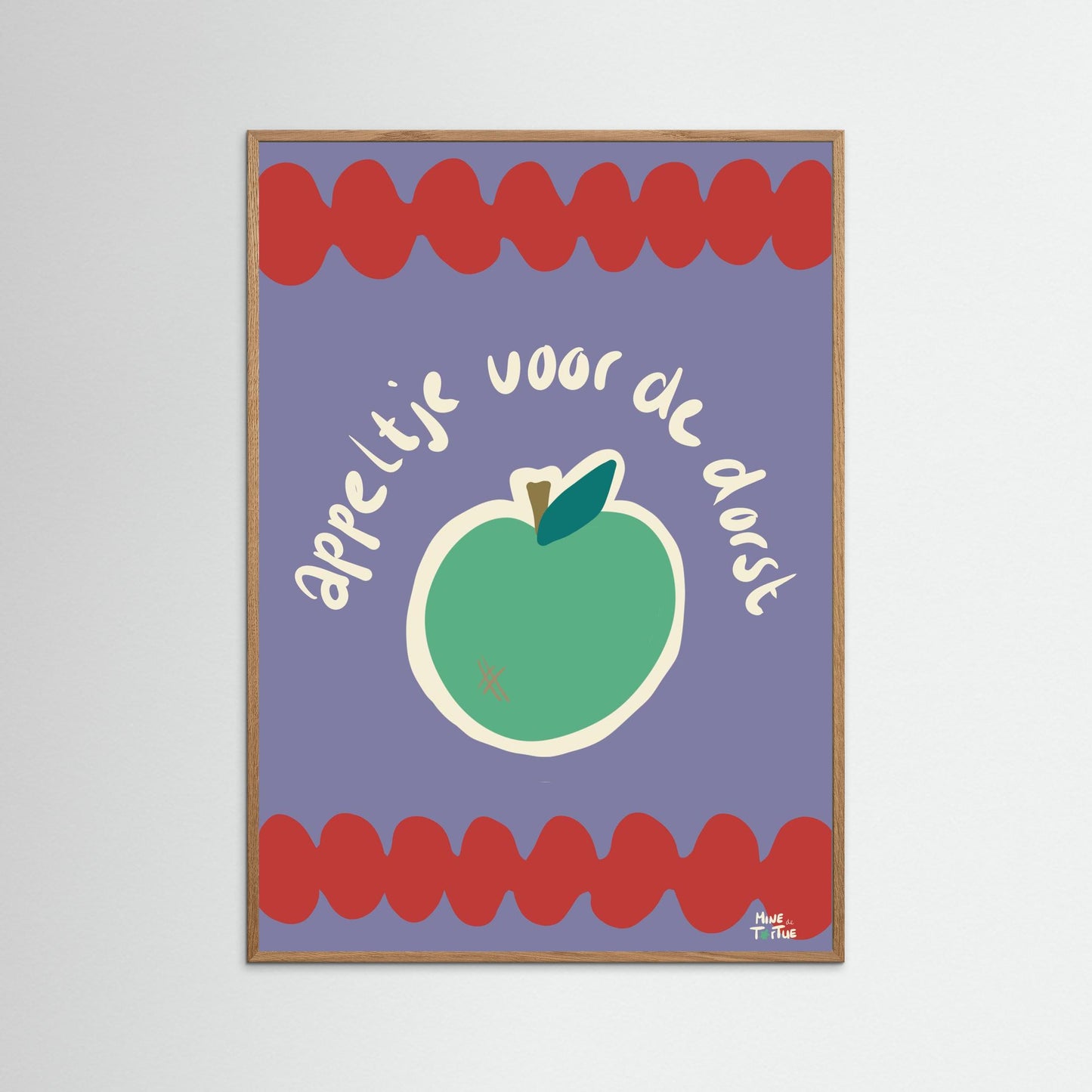 Poster print ‘Appeltje voor de dorst’