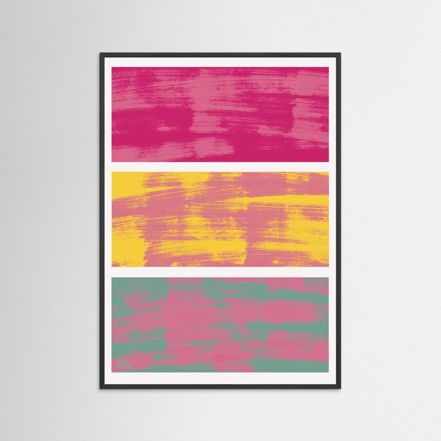 Poster ‘Pink blending in’ 