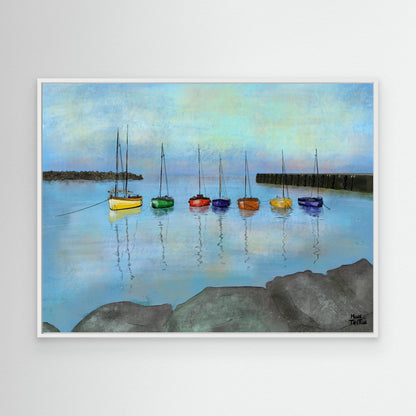 Canvas print ‘Harbour Plobannalec-Lesconil, France’